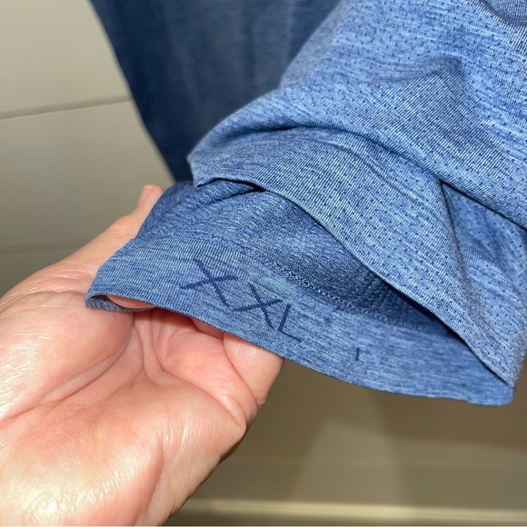 Lululemon Athletica Blue Sleeveless Metal Vent Technology Top Mens Size XXL - Picture 3 of 4